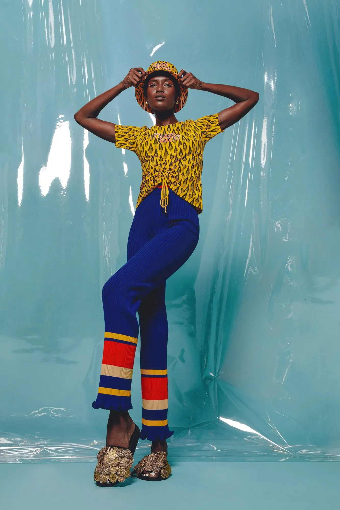 Paco Rabanne — blue — in-studio photography by Maria Massa Cronin